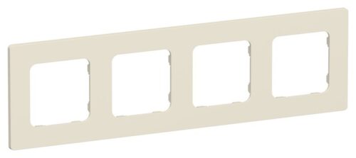 Рамка 4-м СП FLITE РУ-4-К-ФлСл сливочный