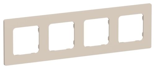 Рамка 4-м СП FLITE РУ-4-К-ФлЛ льняной