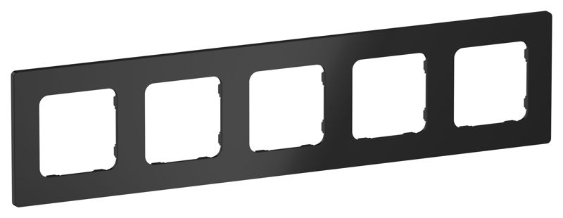 Рамка 5-м СП FLITE РУ-5-К-ФлЧ черн