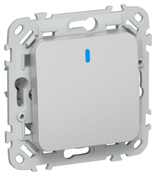 Выключатель 1-кл. СП FLITE ВС11-1-1-ФлА 10А с индикацией механизм алюм