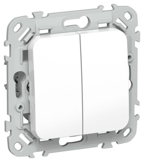 Выключатель 2-кл. СП FLITE ВС12-1-0-ФлБ 10А механизм бел