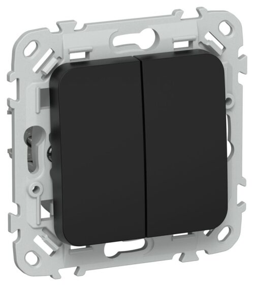 Выключатель 2-кл. СП FLITE ВС12-1-0-ФлЧ 10А механизм черн