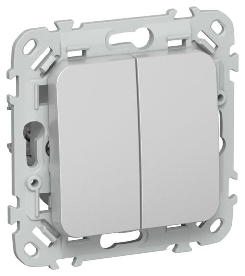 Выключатель 2-кл. СП FLITE ВС12-1-0-ФлА 10А механизм алюм