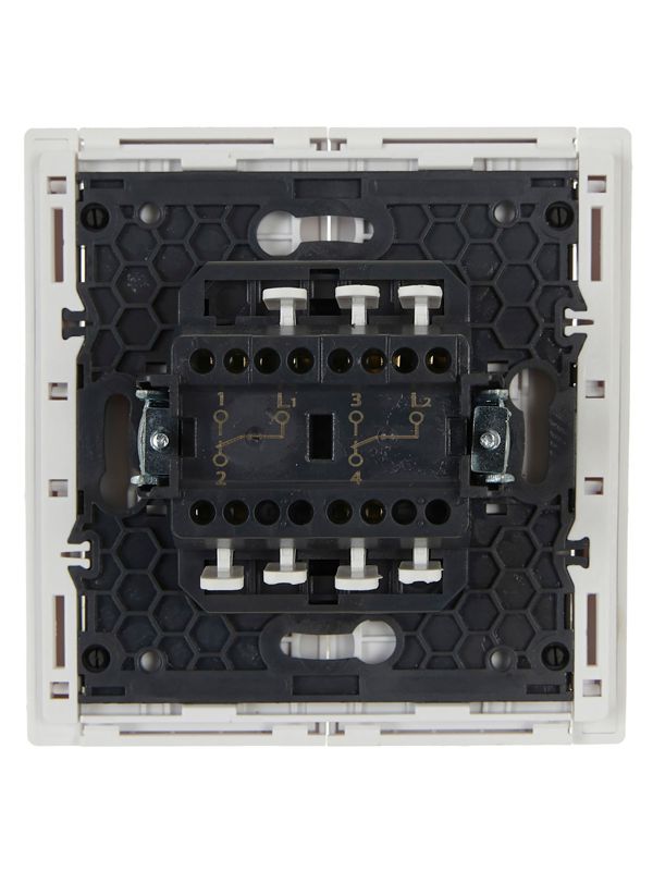 Выключатель проходной 2-кл. СП FORTE&PIANO 10А FP207 бел — изображение 3