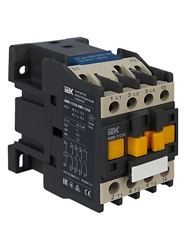 Контактор КМИ-11210 12А 24В/АС3 1НО — изображение 2