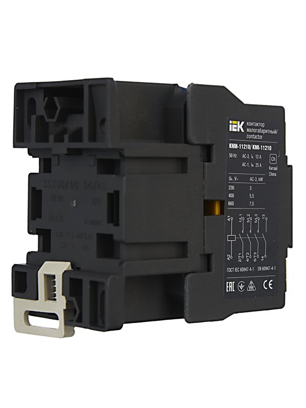 Контактор КМИ-11210 12А 24В/АС3 1НО — изображение 7