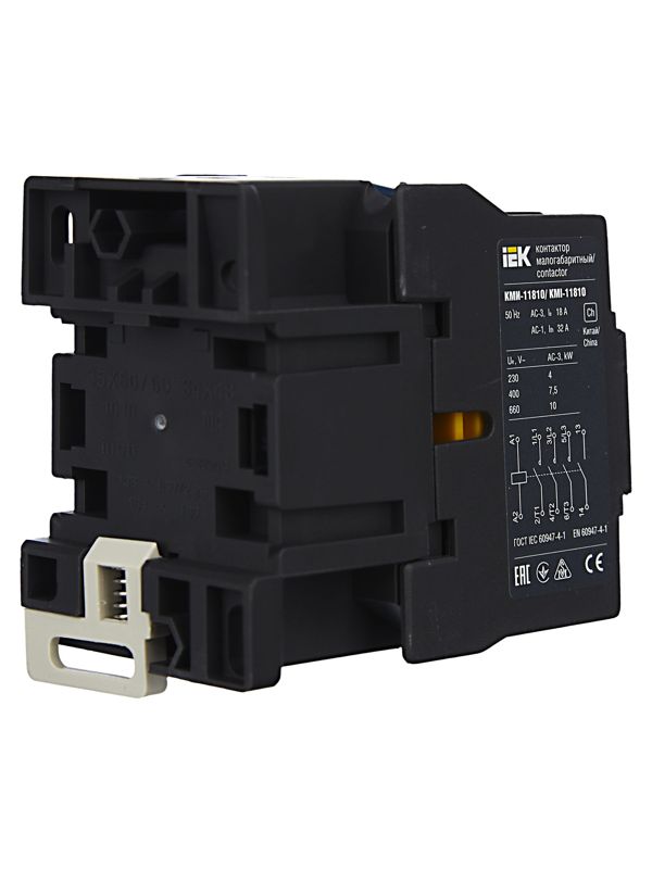 Контактор КМИ-11810 18А 24В/АС3 1НО — изображение 7
