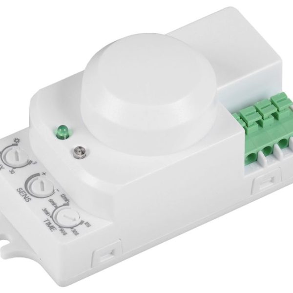 Детектор движения ДД-МВ 201 1200Вт 360град. 8М IP20 бел