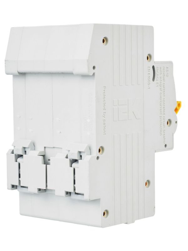 Выключатель автоматический дифференциального тока 2п C 10А 30мА тип AC 4.5кА АД-12 — изображение 3