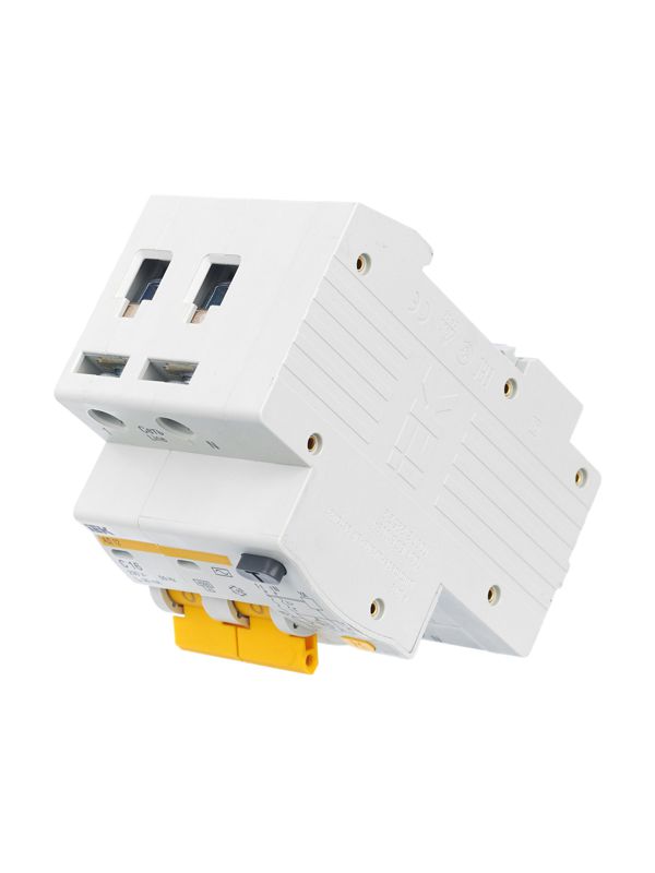 Выключатель автоматический дифференциального тока 2п C 16А 30мА тип AC 4.5кА АД-12 — изображение 6