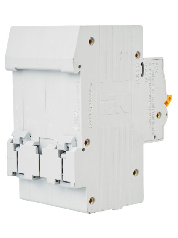 Выключатель автоматический дифференциального тока 2п C 50А 30мА тип AC 4.5кА АД-12 — изображение 3