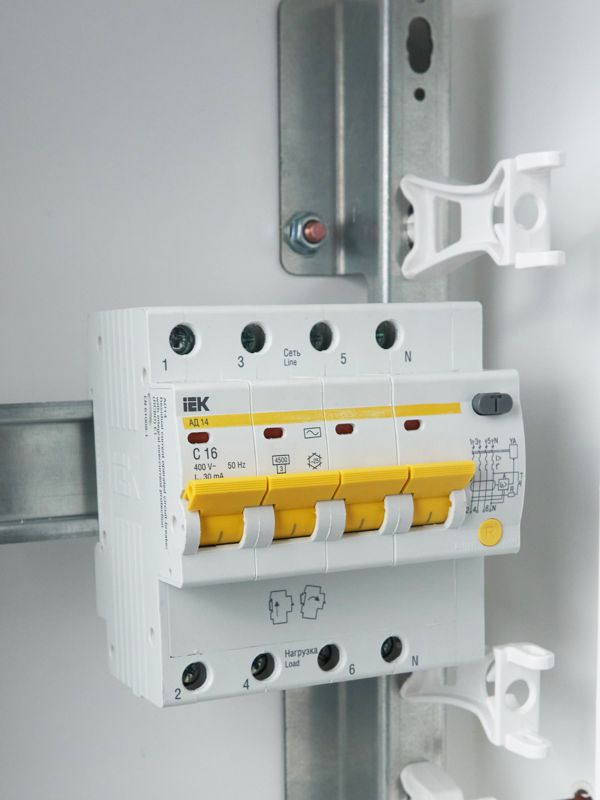 Выключатель автоматический дифференциального тока 4п C 16А 30мА тип AC 4.5кА АД-14 — изображение 10