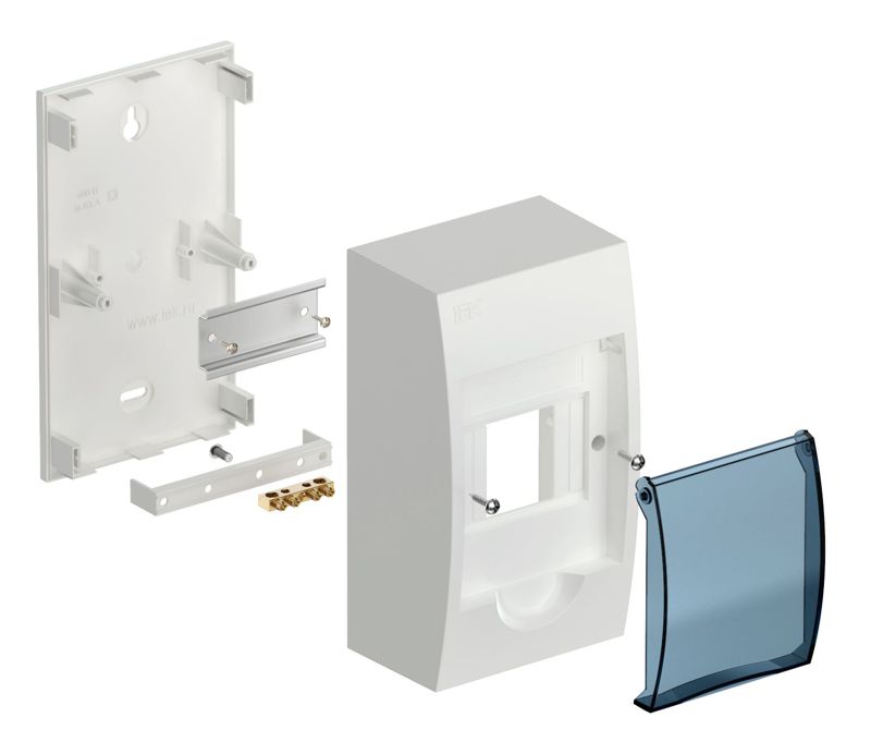 Корпус навесной ЩРН-П-4 Krepta 3 IP41 пластик. бел — изображение 2