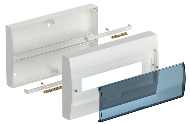 Корпус навесной ЩРН-П-18 Krepta 3 IP41 пластик. бел — изображение 2