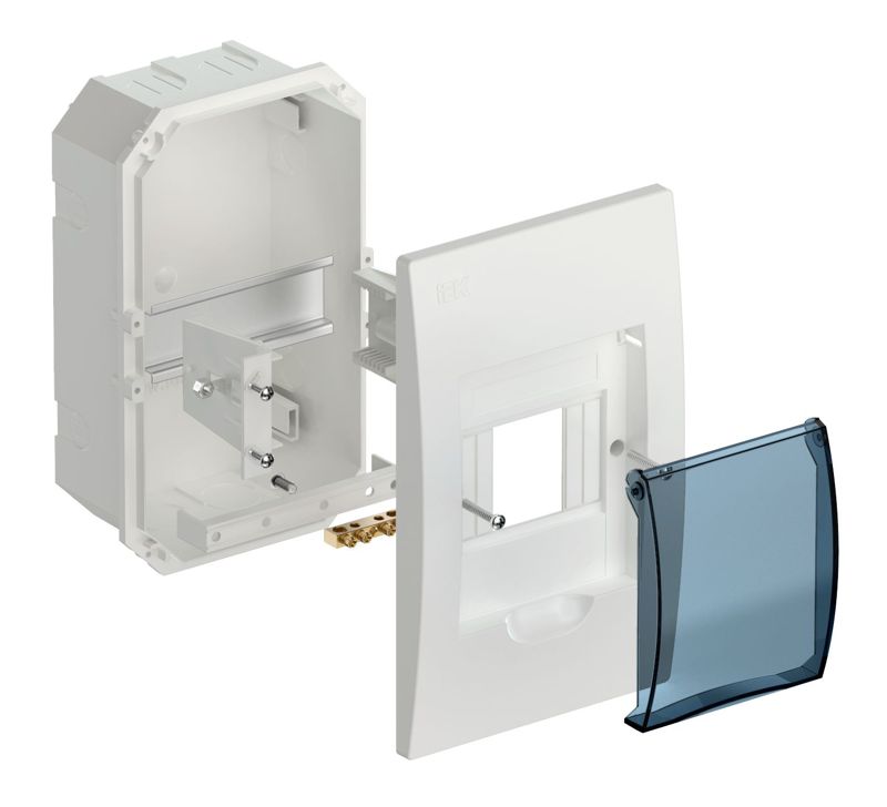 Корпус встраиваемый ЩРВ-П-4 Krepta 3 IP41 пластик. бел — изображение 2