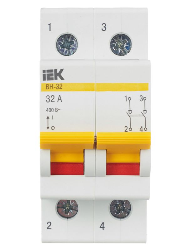 Выключатель нагрузки 2п 32А ВН-32 — изображение 2