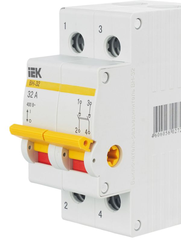 Выключатель нагрузки 2п 32А ВН-32 — изображение 8