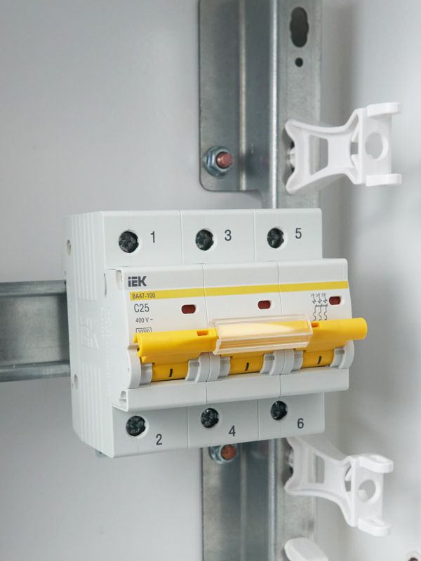 Выключатель автоматический модульный 3п C 25А 10кА ВА47-100 — изображение 10