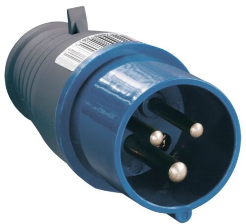 Вилка эл. каб. 16А 2P+PE 16А 220В IP44 ССИ-013