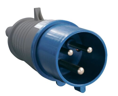 Вилка эл. каб. 32А 2P+PE 220В IP44 ССИ-023