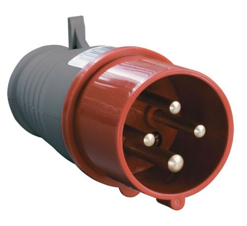 Вилка эл. каб. 16А 3P+PE 380В IP44 ССИ-014
