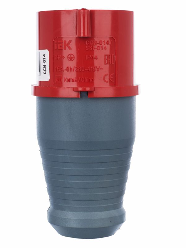 Вилка эл. каб. 16А 3P+PE 380В IP44 ССИ-014 — изображение 4