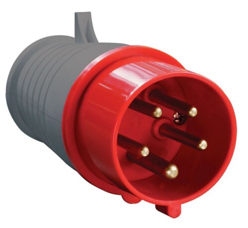 Вилка эл. каб. 16А 3P+PE+N 380В IP44 ССИ-015