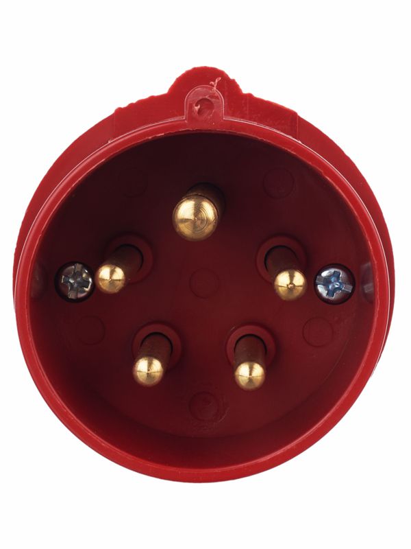 Вилка эл. каб. 16А 3P+PE+N 380В IP44 ССИ-015 — изображение 2