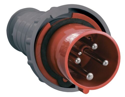 Вилка эл. каб. 63А 3P+PE 380В IP54 ССИ-034