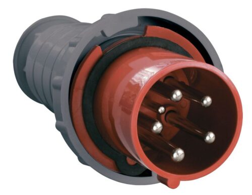 Вилка эл. каб. 63А 3P+PE+N 380В IP54 ССИ-035