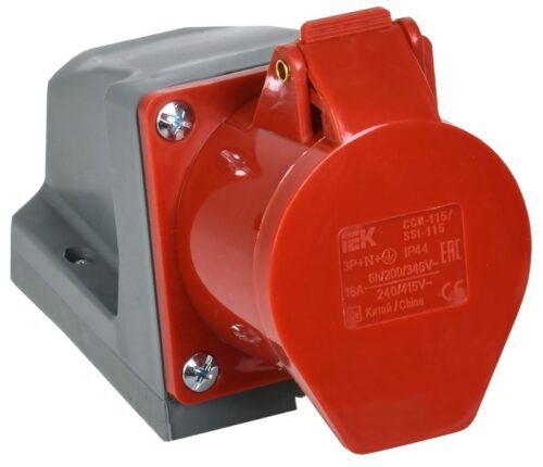 Розетка ОП ССИ-115 16А 3P+PE+N 380В IP44