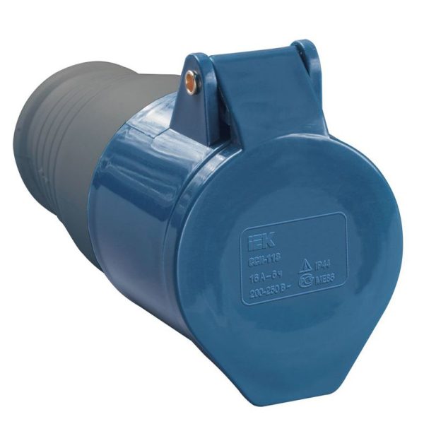 Розетка кабельная 32А 220В 2P+PE ССИ-223 IP44