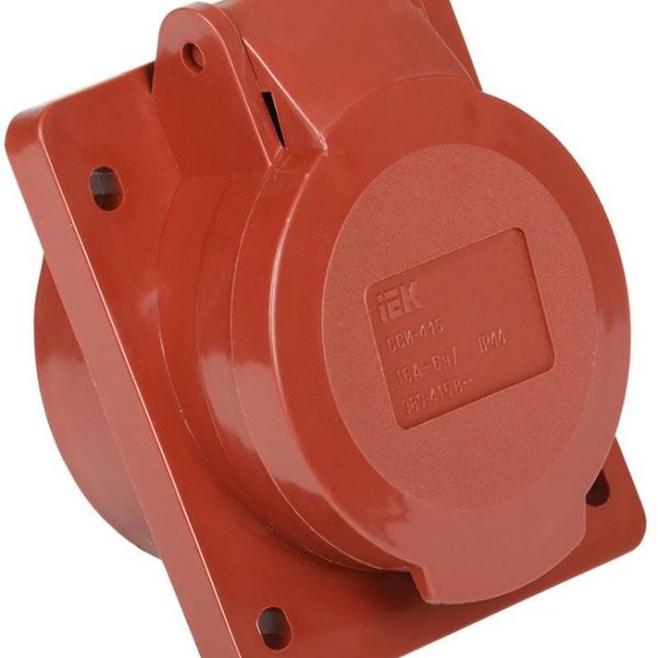 Розетка встраиваемая 16А 3P+E+N 380В IP44 ССИ-415