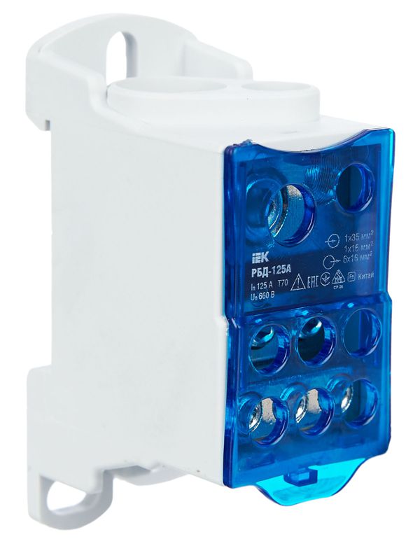 Блок распределительный на DIN-рейку РБД-125А — изображение 2