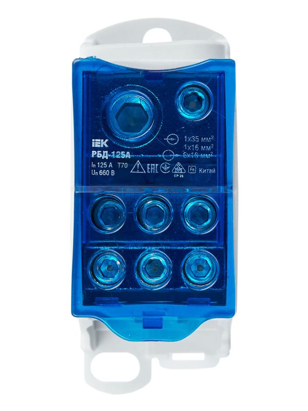 Блок распределительный на DIN-рейку РБД-125А — изображение 3