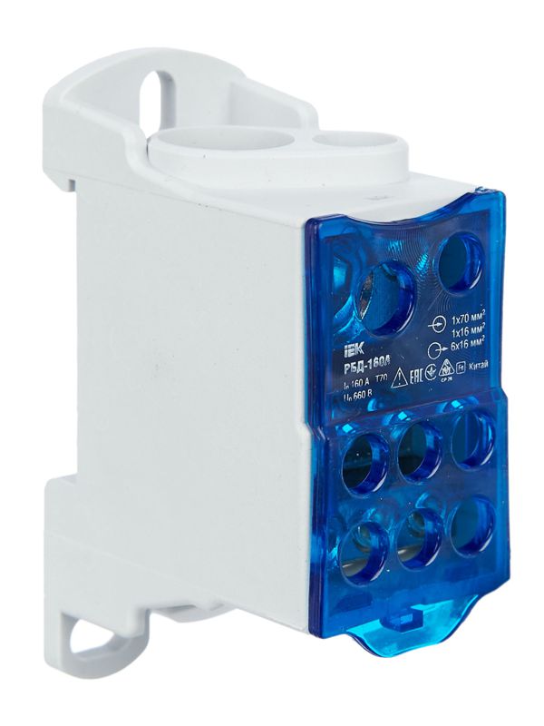 Блок распределительный на DIN-рейку РБД-160А — изображение 2