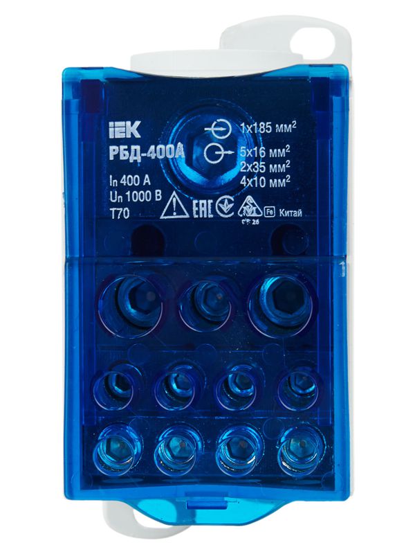 Блок распределительный на DIN-рейку РБД-400А — изображение 3