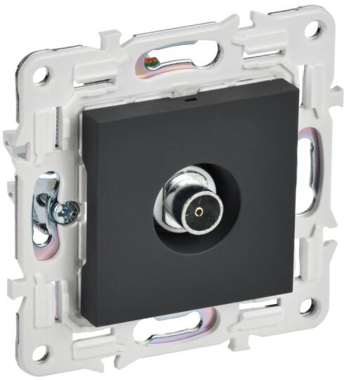 Розетка TV оконечная SKANDY SK-A12G графит