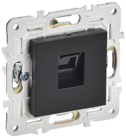 Розетка компьютерная RJ45 кат.5E SKANDY SK-K01Bl черн