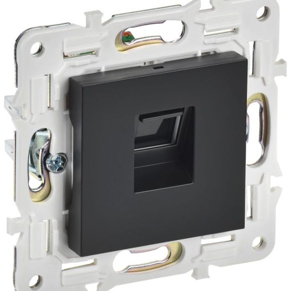 Розетка компьютерная RJ45 кат.5E SKANDY SK-K01Bl черн