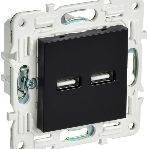 Розетка USB A+A 3.1А SKANDY SK-R15Bl черн