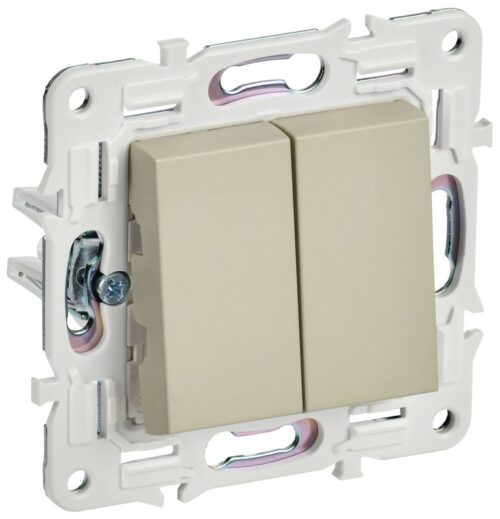 Выключатель 2-кл. SKANDY 10А SK-V04B беж