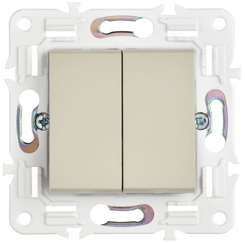 Выключатель 2-кл. SKANDY 10А SK-V04B беж — изображение 2