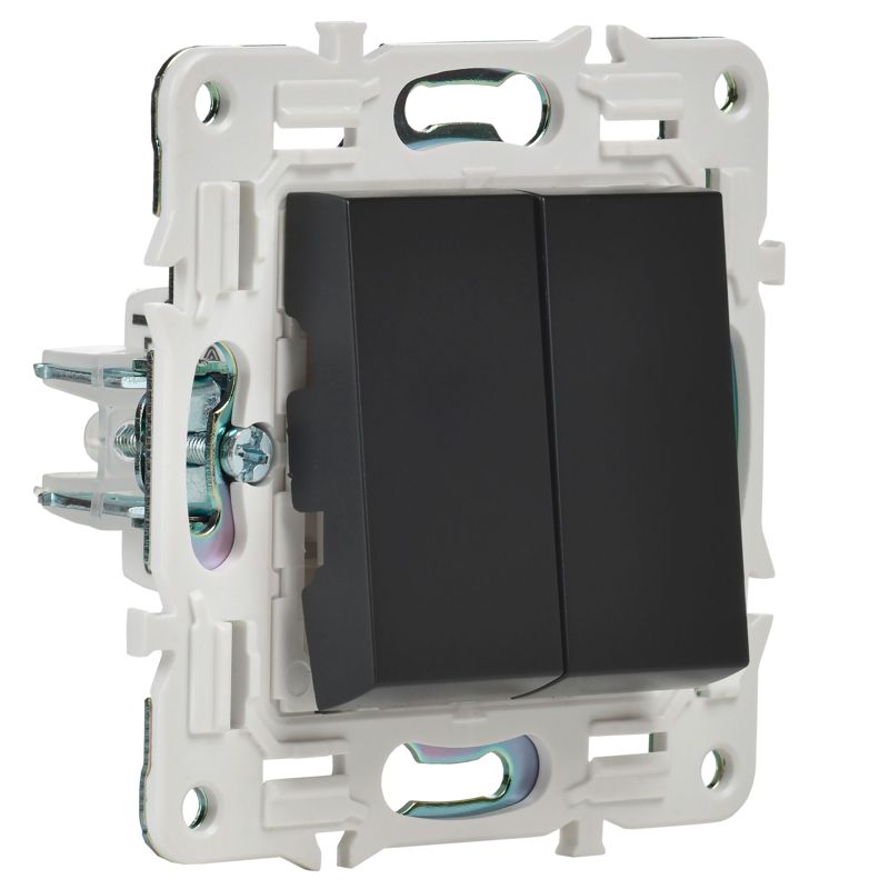 Выключатель проходной 2-кл. SKANDY 10А SK-V05Bl черн — изображение 3