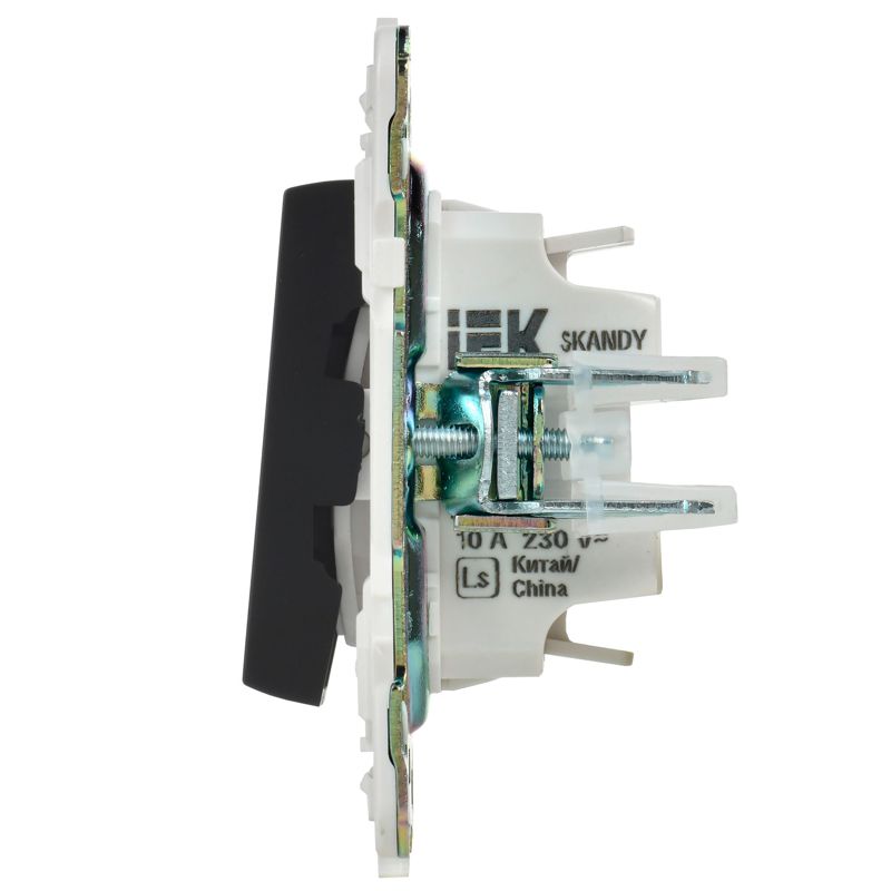 Выключатель проходной 2-кл. SKANDY 10А SK-V05Bl черн — изображение 4