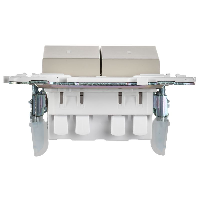 Выключатель проходной 2-кл. SKANDY 10А SK-V10B с индикацией беж — изображение 4