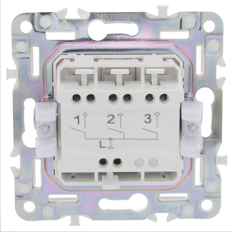 Выключатель 3-кл. SKANDY 10А SK-V11B беж — изображение 3