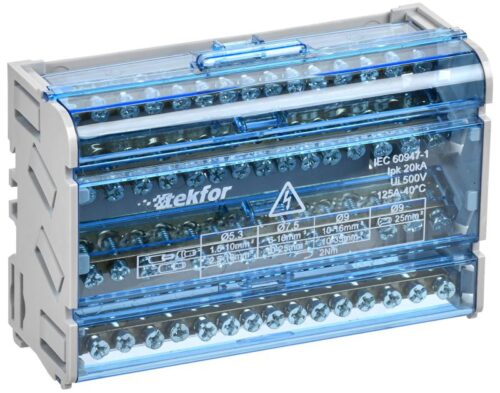 Шины на DIN-рейку ШНК 4х15 3L+PEN