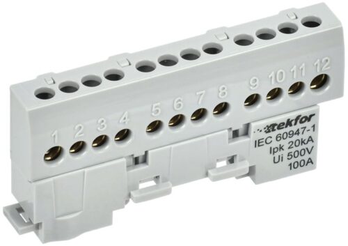 Шина L "фаза" изол. на универс. держ. 6х9-12-Ср