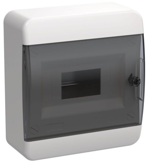 Корпус ЩРН-П-8 TEKFOR IP41 черн. прозр. дверь пластик